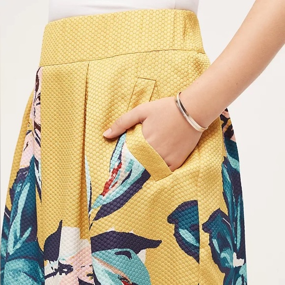 MAEVE by ANTHROPOLOGIE NWOT Tropicale Skirt in Yellow - Picture 4 of 9
